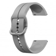 Λουράκι σιλικόνης one line pattern για το Garmin Vivoactive 5 (Grey)