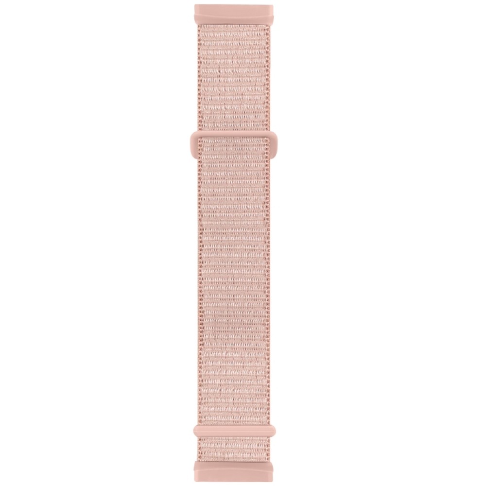 Nylon λουράκι με αυτοκόλλητο κλείσιμο για το  Fitbit Versa 4 / Versa 3 / Sense (Rose Pink)