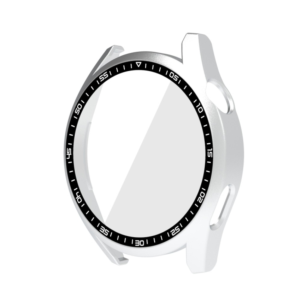 Προστατευτική σκληρή θήκη με tempered glass για το Huawei Watch GT 3 46mm (Silver)