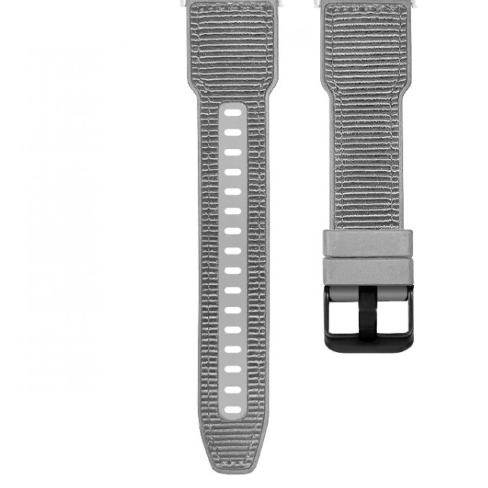 Νylon- σιλικόνη λουράκι για το  Xiaomi Imilab KW66 / W12 (Grey)