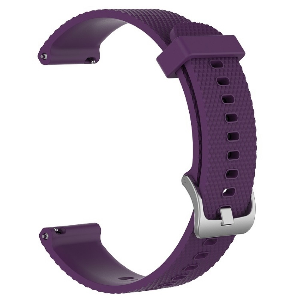 Λουράκι σιλικόνης texture pattern για το  Garmin Forerunner 255S (Purple)
