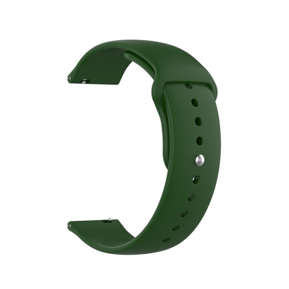 Λουράκι σιλικόνης με εσωτερικό κούμπωμα για το  Huawei Watch GT 4 41MM (Army Green)