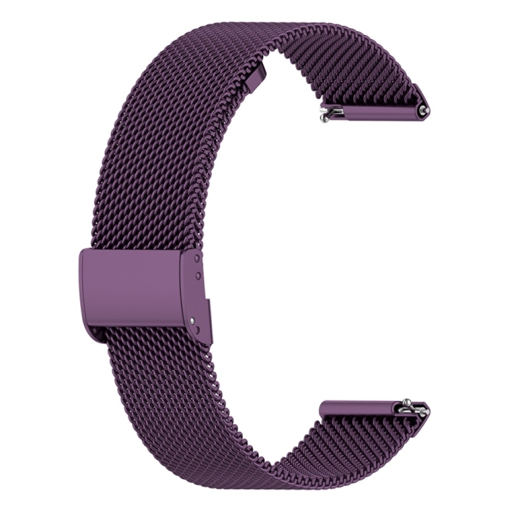 Μεταλλικό λουράκι milanese για το Garmin Forerunner 255S (Purple)