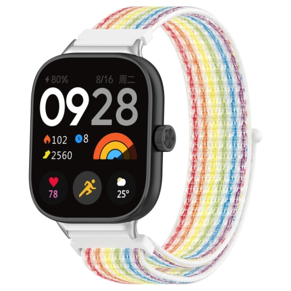 Nylon λουράκι με αυτοκόλλητο κλείσιμο για το Redmi Watch 4 (Colorful)