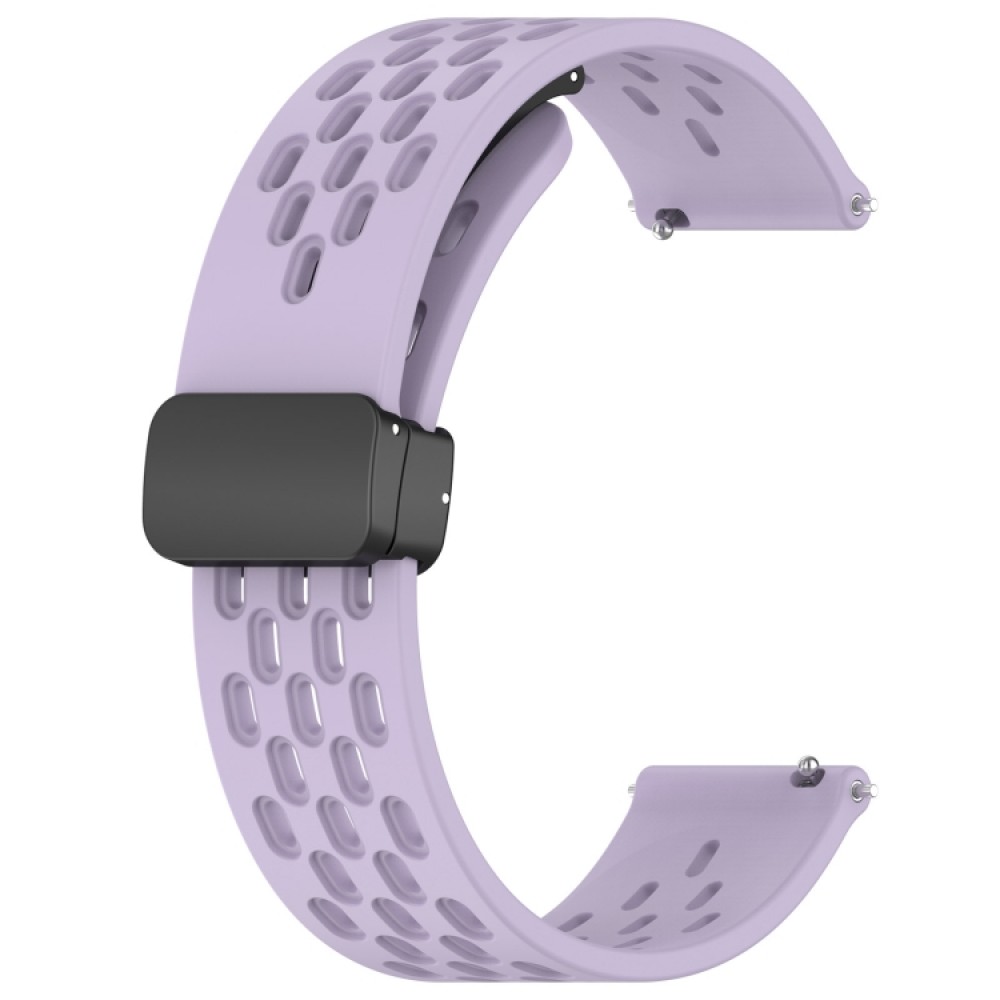 Λουράκι σιλικόνης με τρύπες και μαγνητικό κλείσιμο για το HiFuture HiGear (Purple)
