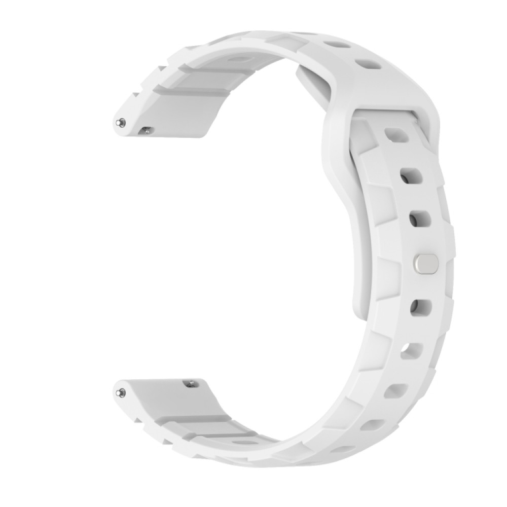 Λουράκι σιλικόνης armor pattern για το Amazfit GTS (White)