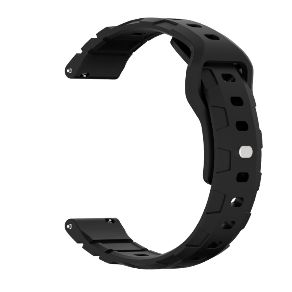 Λουράκι σιλικόνης armor pattern για το Amazfit GTS (Black)