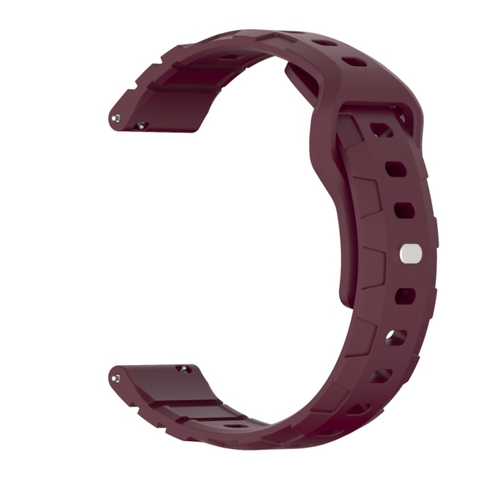 Λουράκι σιλικόνης armor pattern για το Garmin approach S40 (Wine Red)