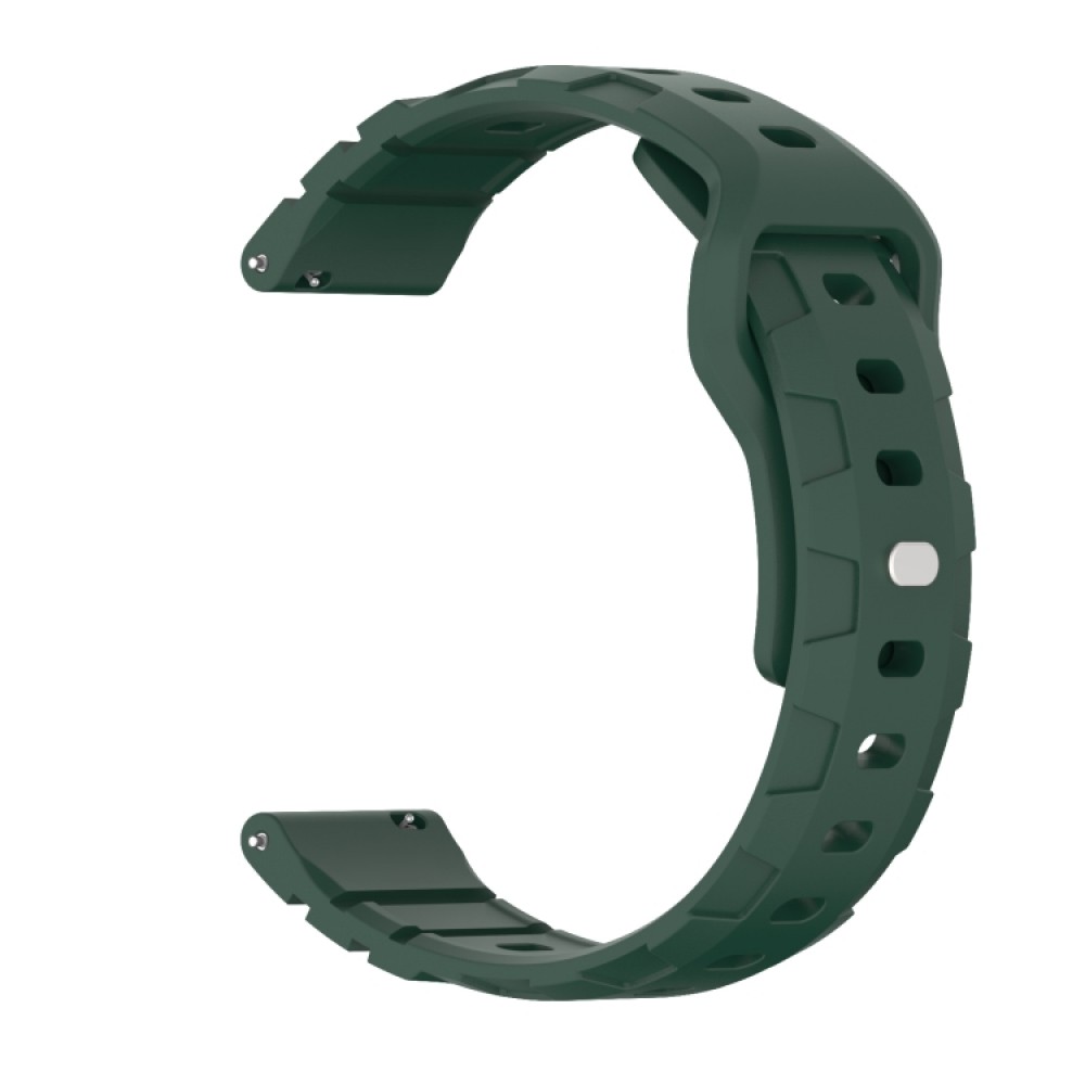 Λουράκι σιλικόνης armor pattern για το Garmin Forerunner 245 (Dark Green)