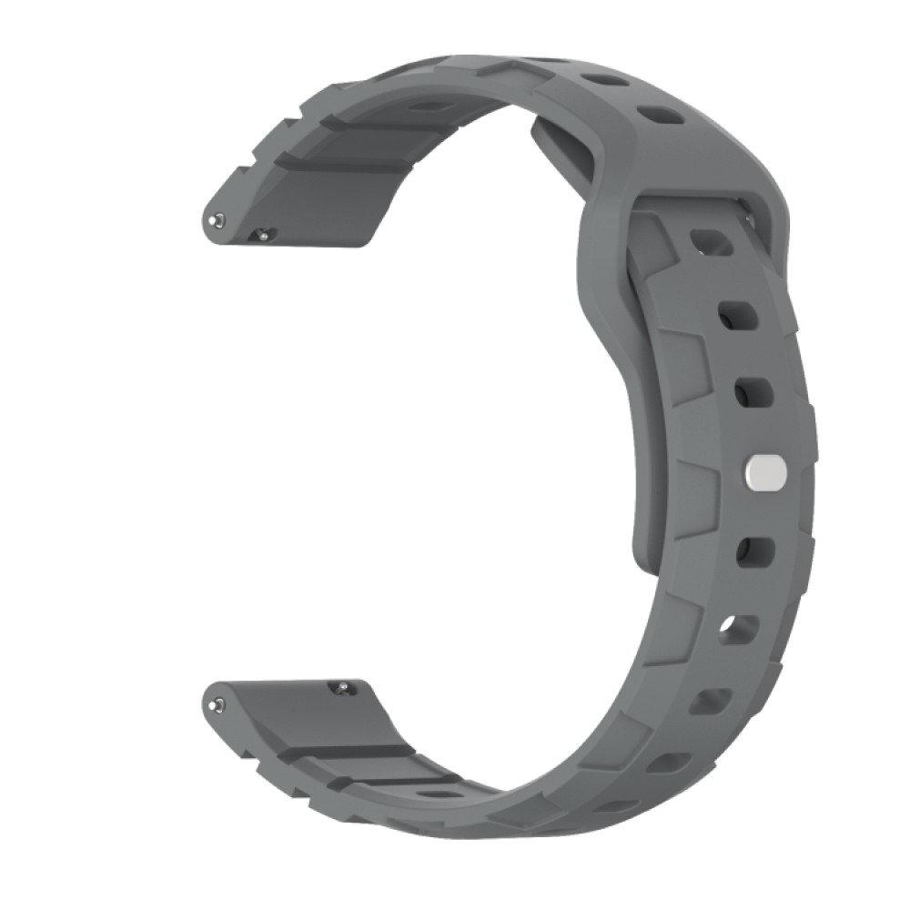 Λουράκι σιλικόνης armor pattern για το Amazfit GTS (Space Grey)