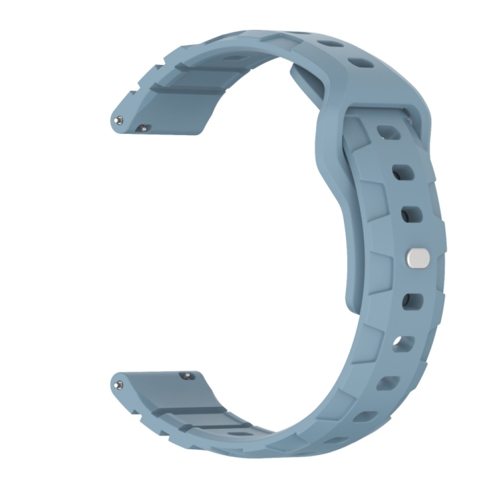 Λουράκι σιλικόνης armor pattern για το Garmin Venu / Garmin Venu SQ (Rock Blue)