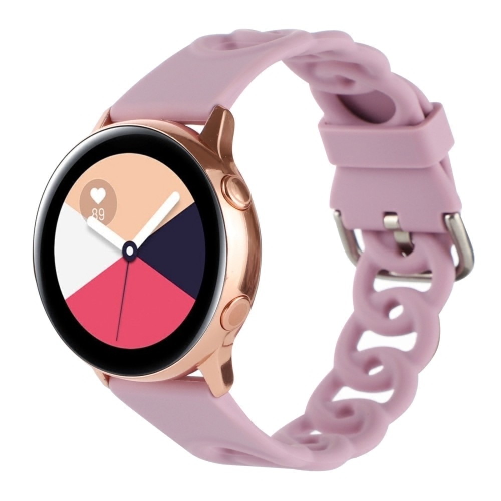 Λουράκι σιλικόνης donut hollow για το Samsung Galaxy Watch7 40mm/ Samsung Galaxy Watch7 44mm (Lavender Purple)