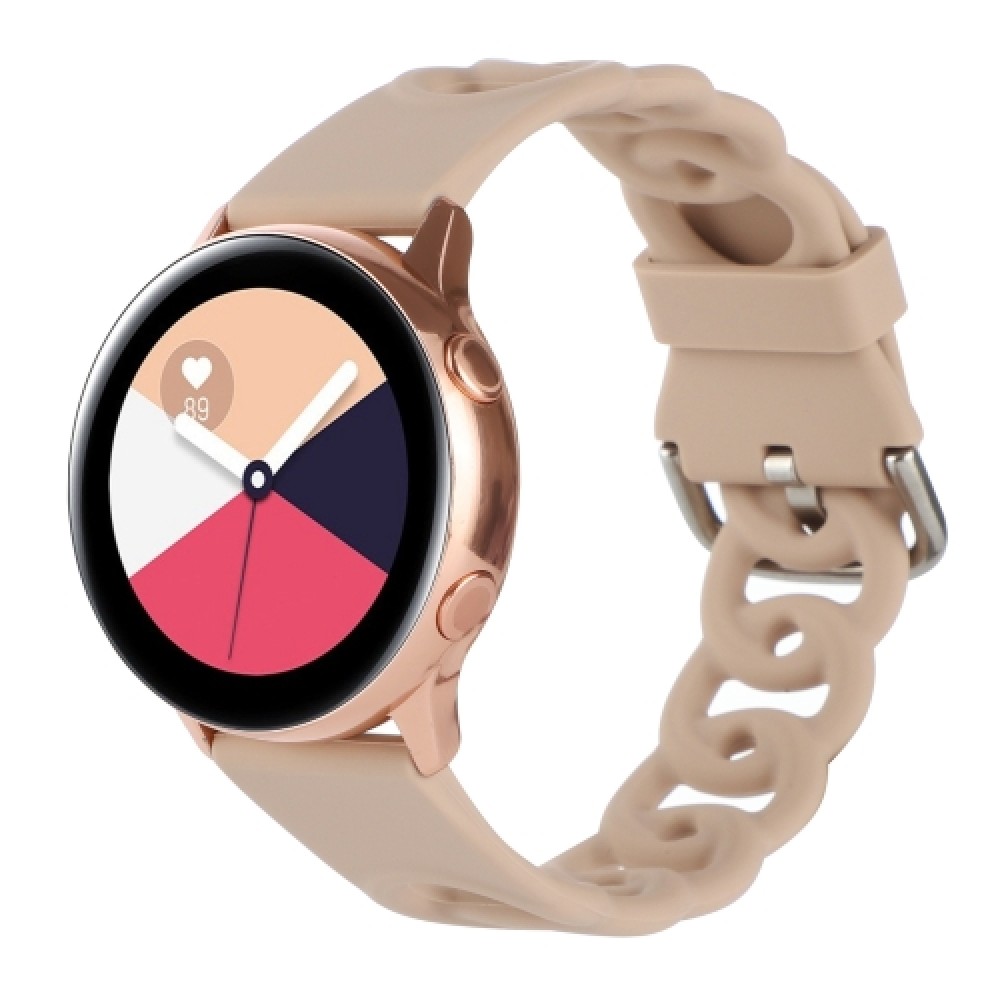 Λουράκι σιλικόνης donut hollow για το Samsung Galaxy Watch 5 40MM - 44MM / Galaxy Watch 5 Pro 45MM (Apricot)