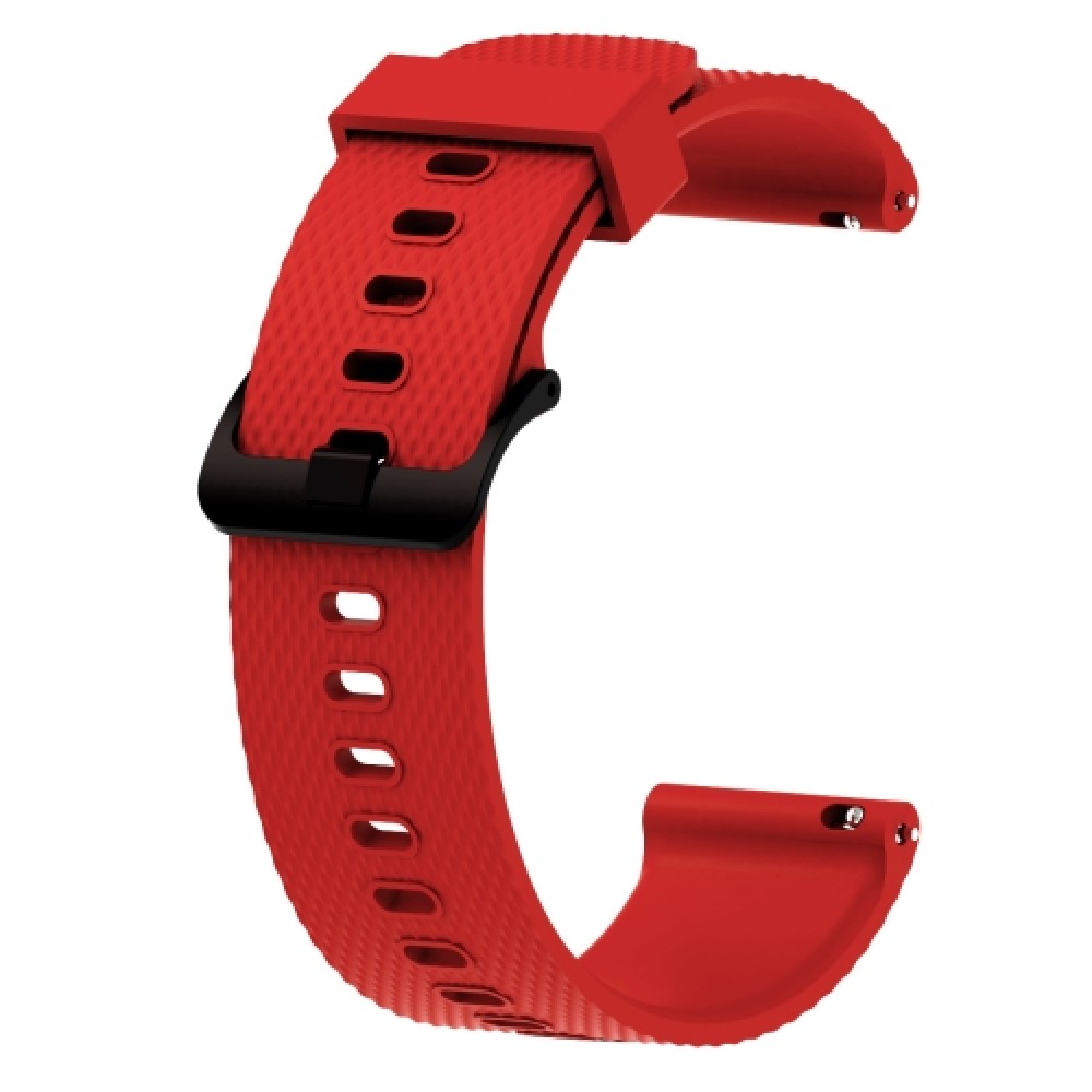 Λουράκι σιλικόνης texture pattern για το Garmin Forerunner 245 (Red)