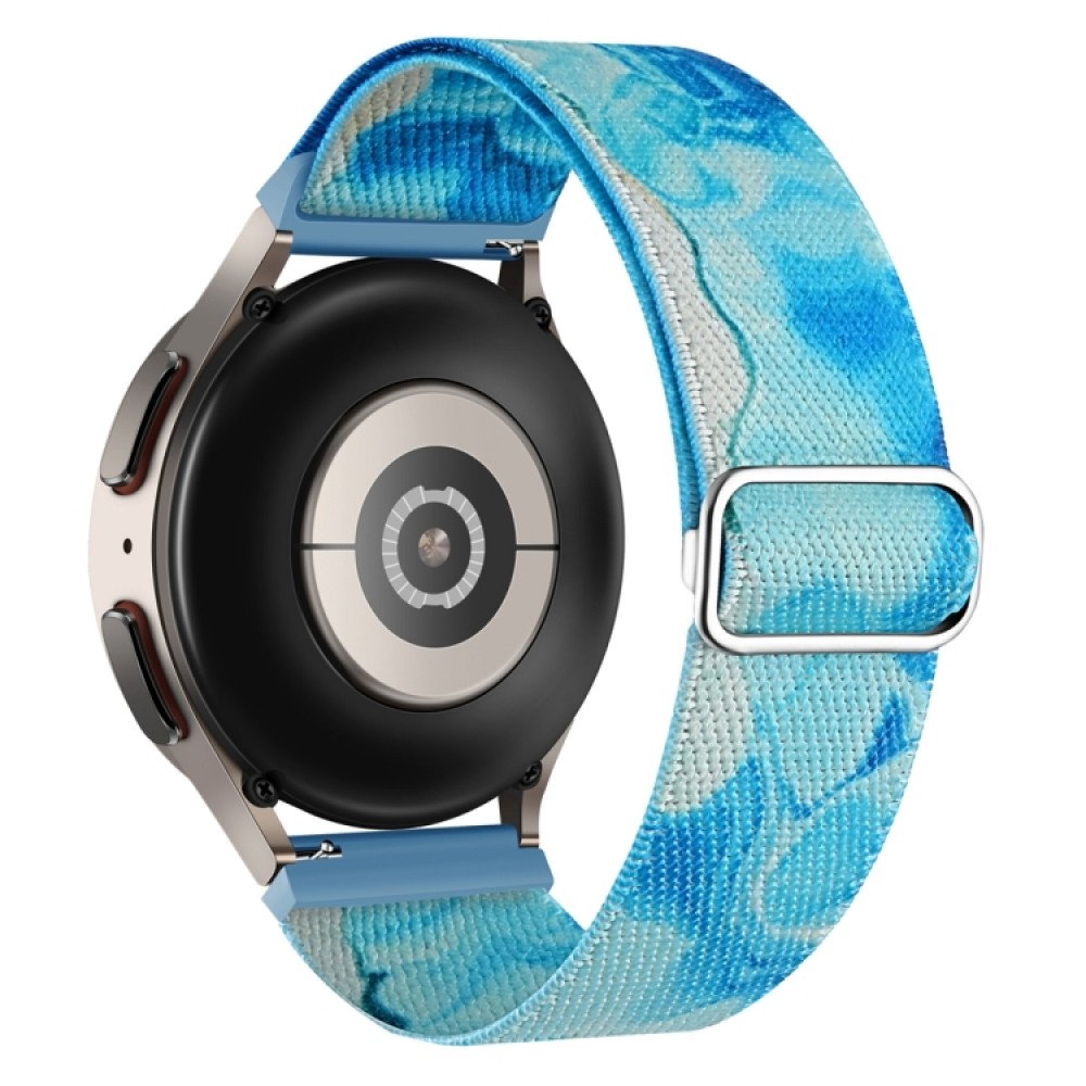 Λουράκι nylon για το Samsung Galaxy Watch7 40mm/ Samsung Galaxy Watch7 44mm (Ocean Blue)