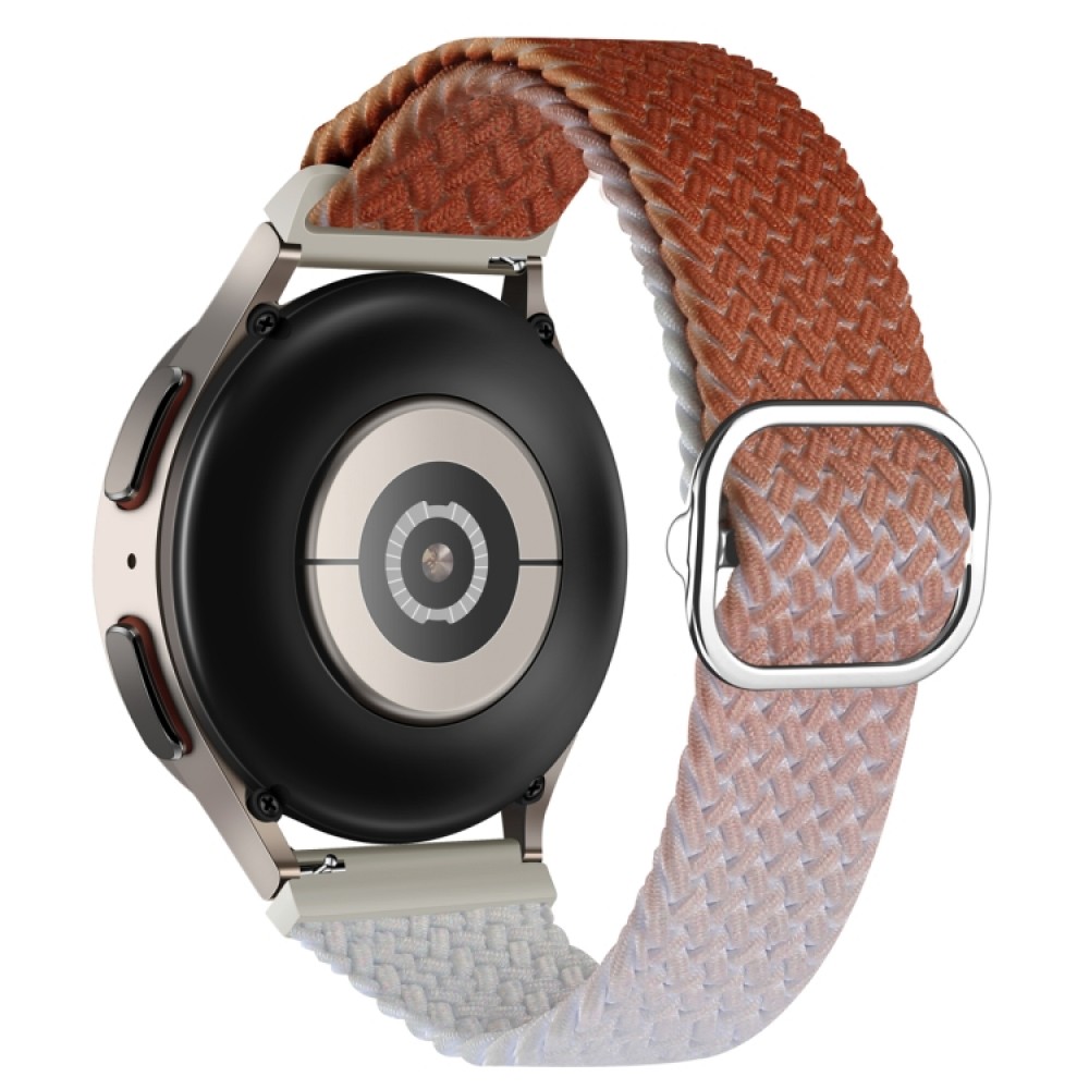 Λουράκι nylon για το Garmin approach S40 (Brown Beige White)