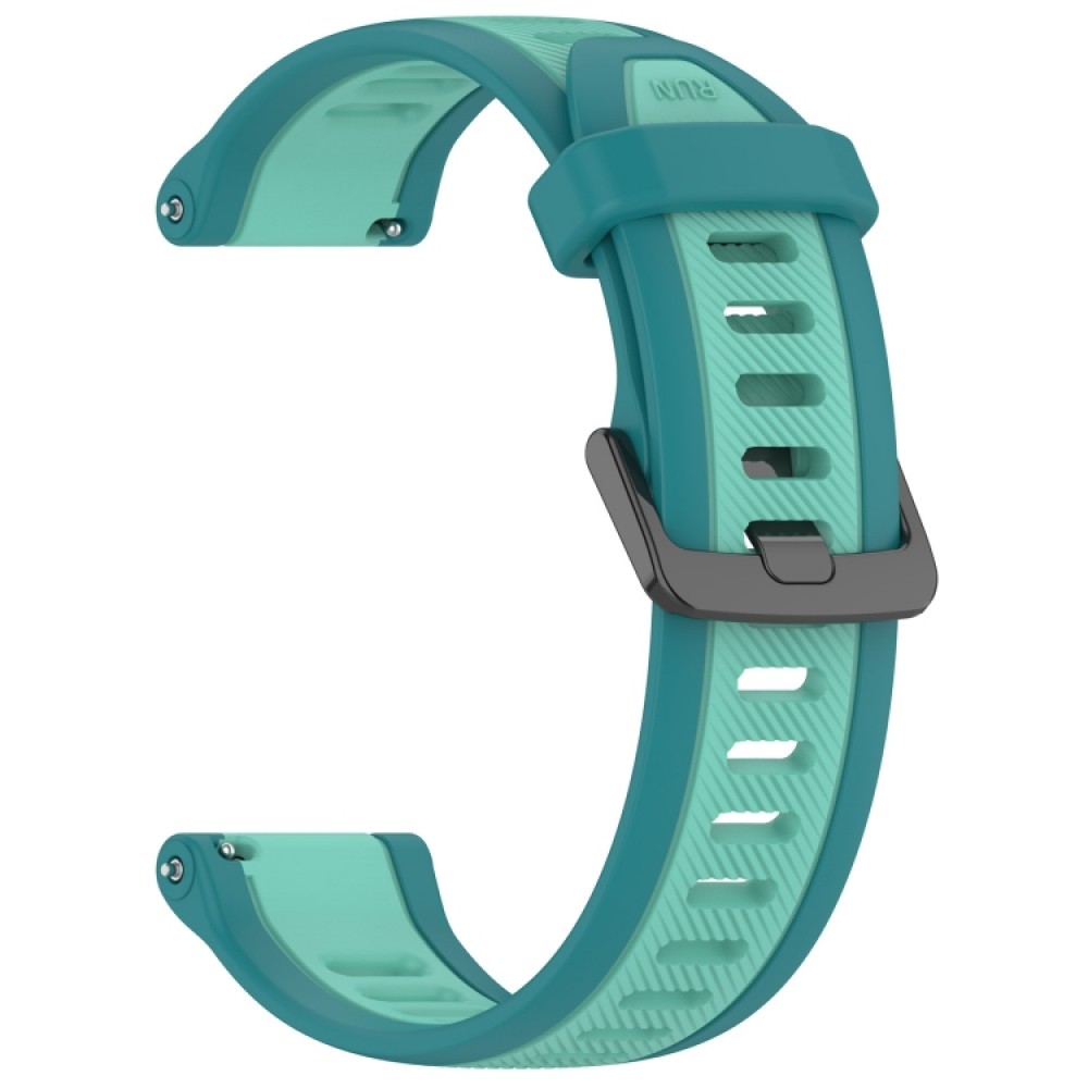 Λουράκι σιλικόνης two color textured για το Garmin approach S40 (Teal)