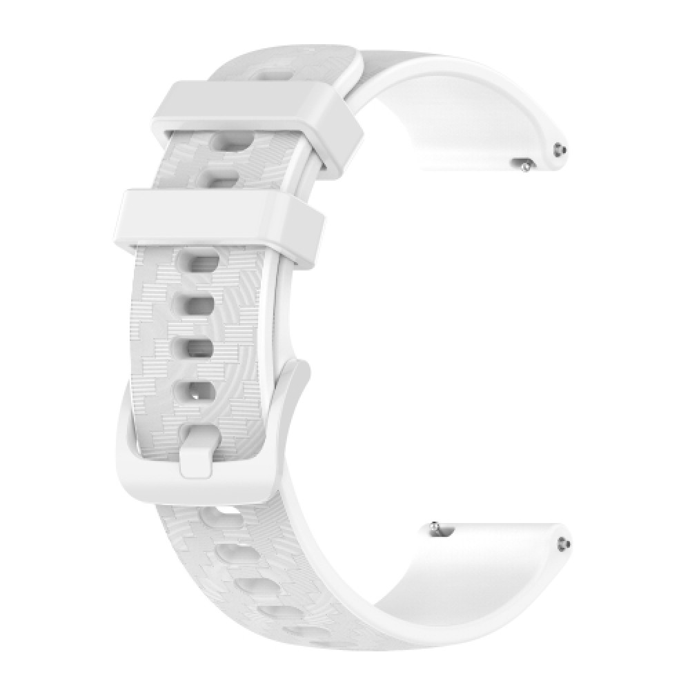 Λουράκι σιλικόνης Carbon Fiber για το Amazfit GTS (White)