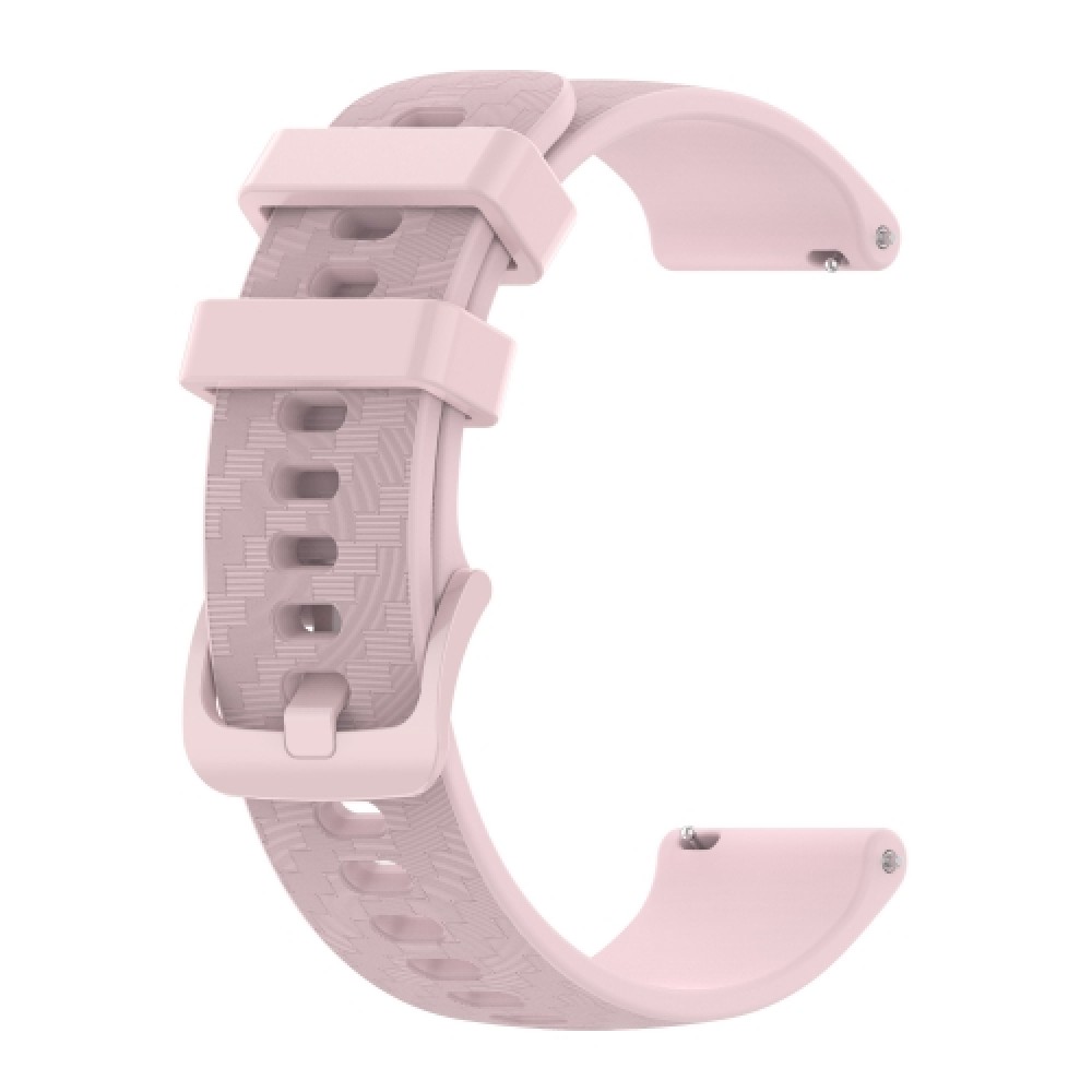 Λουράκι σιλικόνης Carbon Fiber για το Garmin Forerunner 245 (Pink)