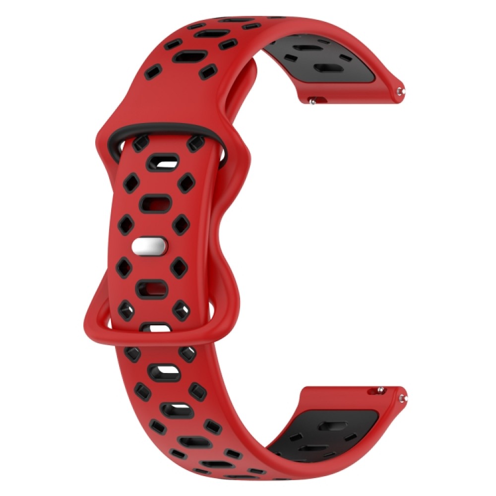 Λουράκι σιλικόνης Two-color Diamond για το Garmin Venu 2 plus (Red Black)