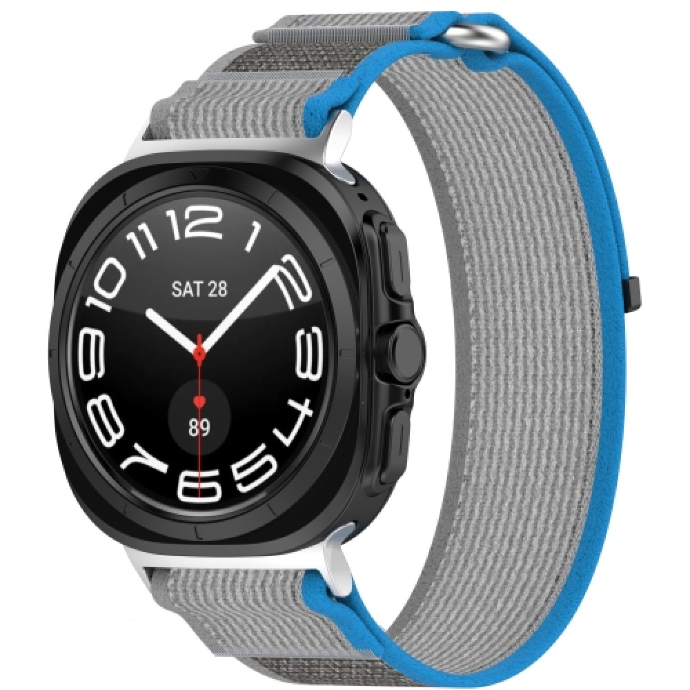 Nylon λουράκι για το Samsung Galaxy Watch Ultra 47mm (Blue+Gray)