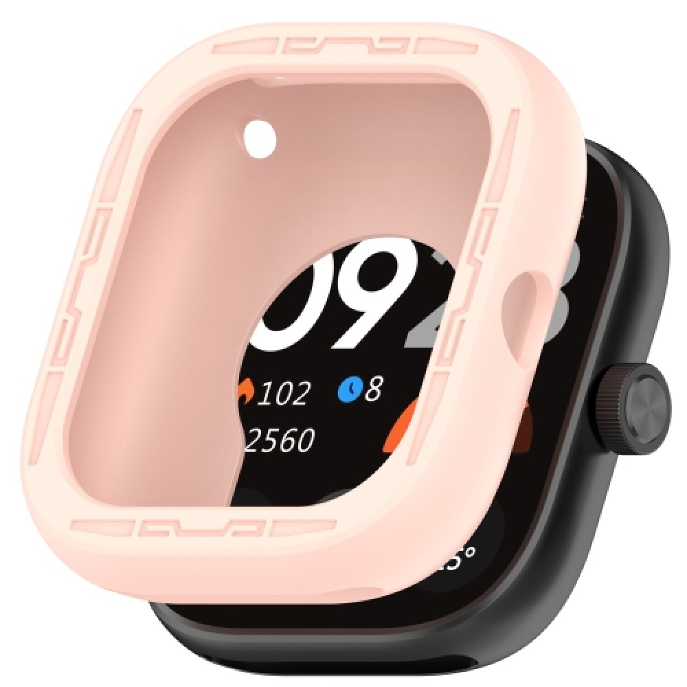 Προστατευτική θήκη σιλικόνης για το Redmi Watch 4 (Light Pink)