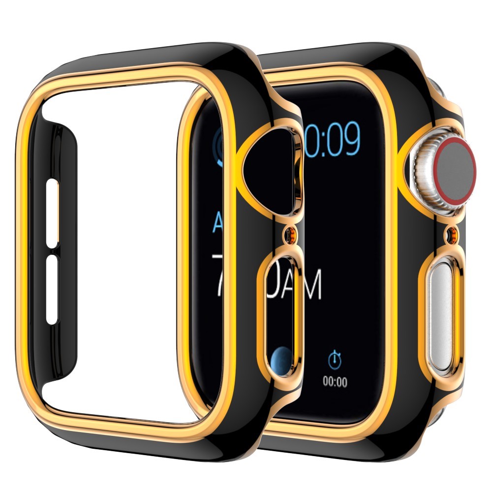 Σκληρή θήκη προστασίας για το Apple Watch Series 4/5/6/SE 44mm - Black/Rose Gold