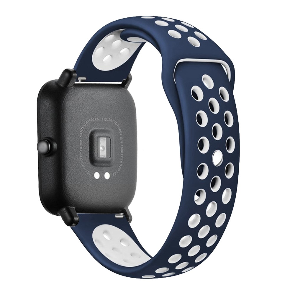 Λουράκι σιλικόνης two tone για το Garmin Venu / Garmin Venu SQ Dark Blue / White