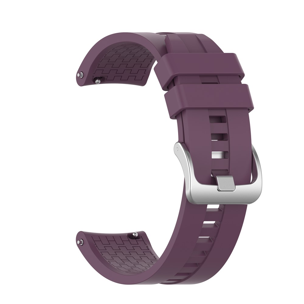Λουράκι σιλικόνης hexagon για το Huawei Watch GT/GT 2 (46mm)/ GT 2e /GT Active/Honor Magic/Watch 2 Classic - Purple