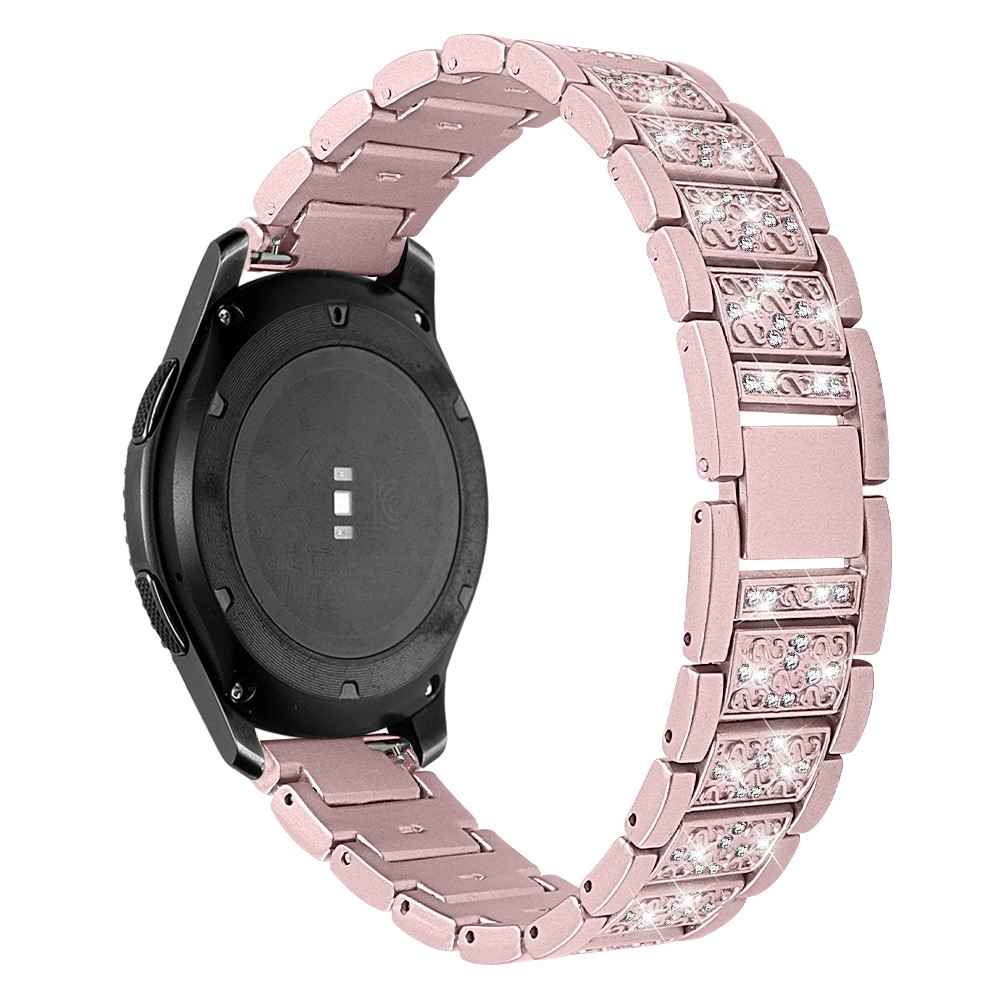 Μεταλλικό λουράκι Strass Pattern Για Το Huawei Watch 3 (46mm) / Huawei watch 3 Pro (48mm) / Huawei Watch GT 2 Pro (47mm) / Honor GS Pro 48mm- Rose Gold