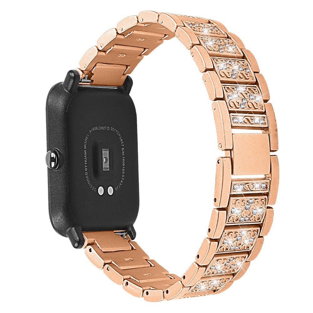 Μεταλλικό Λουράκι Strass Pattern για το Mibro C2 / Mibro Watch Lite Gold