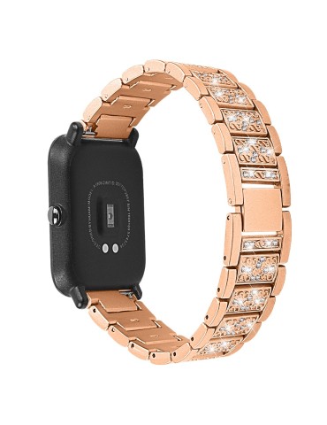 Μεταλλικό λουράκι Strass Pattern Για Το Samsung Galaxy Watch 4 (40mm)/(44mm) / Samsung Galaxy Watch 4 classic (42mm) /(46mm)- Gold