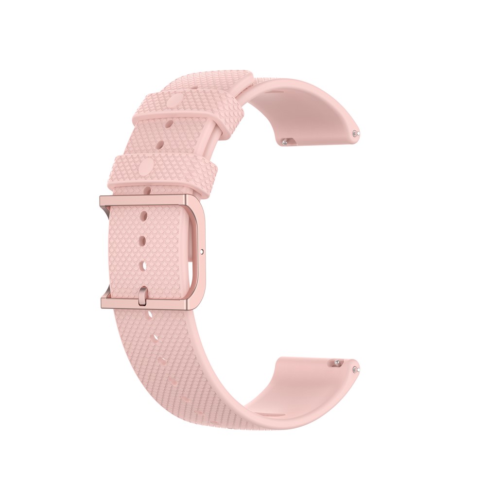 Λουράκι σιλικόνης για το Samsung Galaxy Watch 4 (40mm)/(44mm) / Samsung Galaxy Watch 4 classic (42mm) /(46mm) με rose gold κούμπωμα - Pink