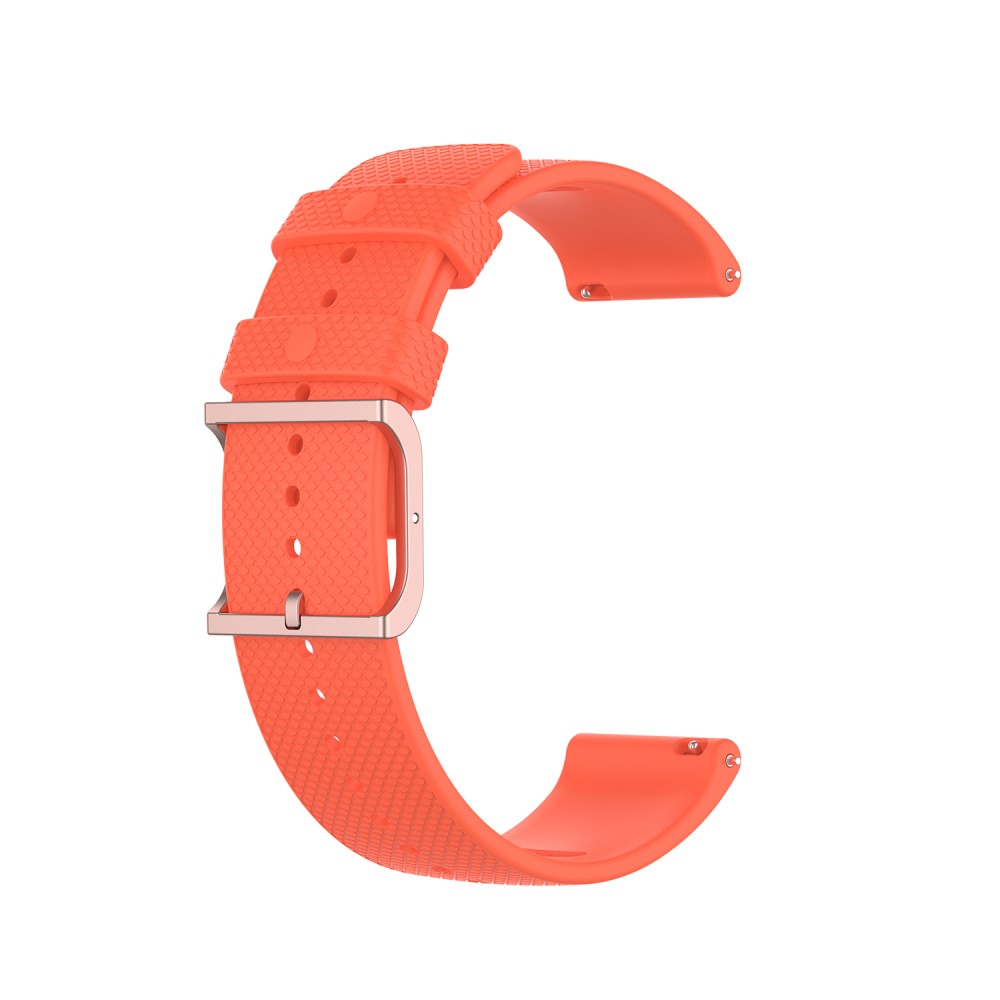 Λουράκι σιλικόνης για το Galaxy Watch 42mm με rose gold κούμπωμα - Orange