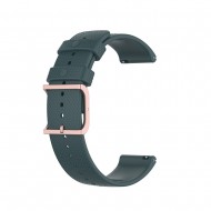 Λουράκι σιλικόνης με Rose Gold κούμπωμα για το Garmin Venu 2 Plus Dark Green
