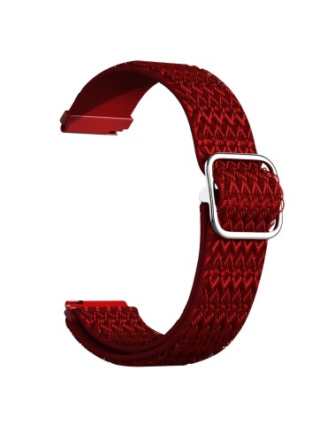 Nylon λουράκι με σχέδιο ρόμβους για το Samsung Galaxy Active / Active 2 40mm / 44mm / Galaxy Watch 3 41mm - Red