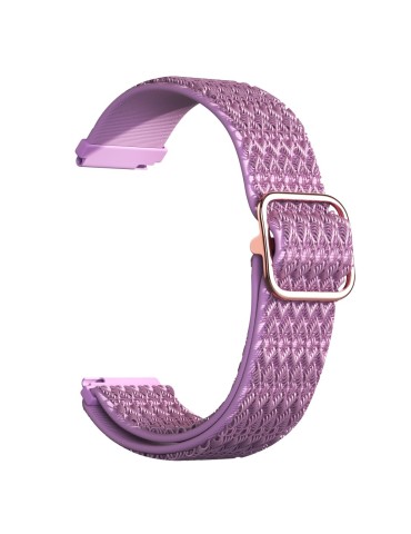 Nylon λουράκι με σχέδιο ρόμβους για το Galaxy Watch 42mm- Purple