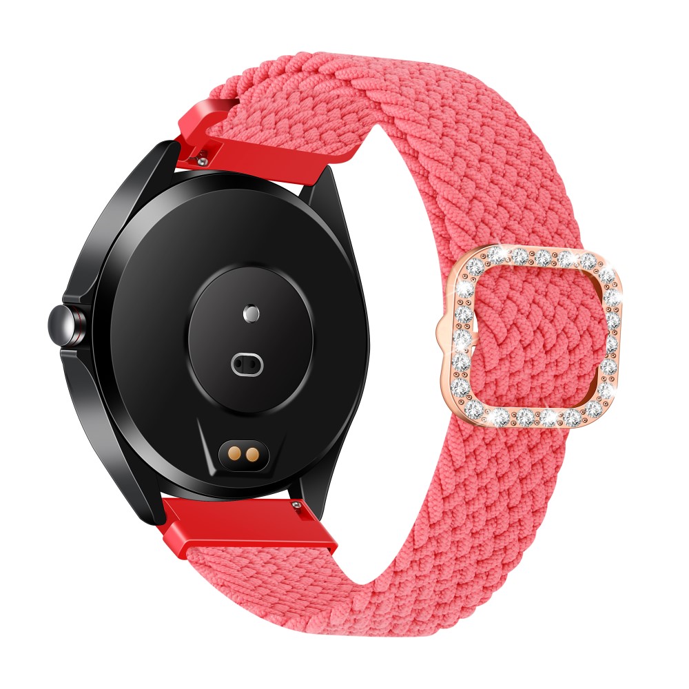 Nylon λουράκι με κούμπωμα με strass για το Suunto 3 Pink