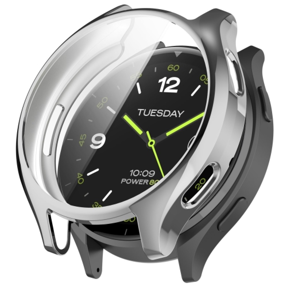 Θήκη προστασίας σιλικόνης για το Xiaomi Watch 2 με ενσωματωμένη προστασία οθόνης -(Silver) Θήκη προστασίας σιλικόνης για το Xiaomi Watch 2 με ενσωματωμένη προστασία οθόνης -(Silver)