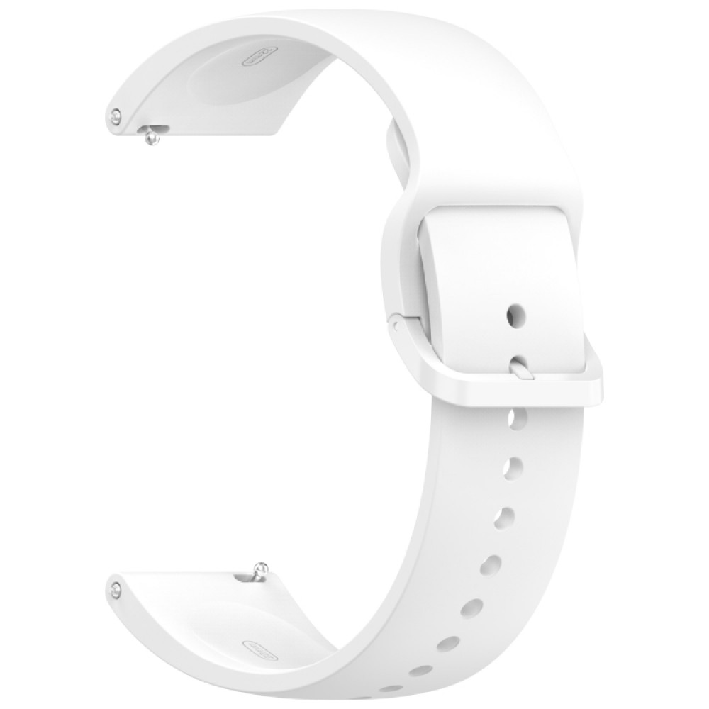 Λουράκι σιλικόνης λείο για το Amazfit GTR 2e 46mm/ GTR 46mm White