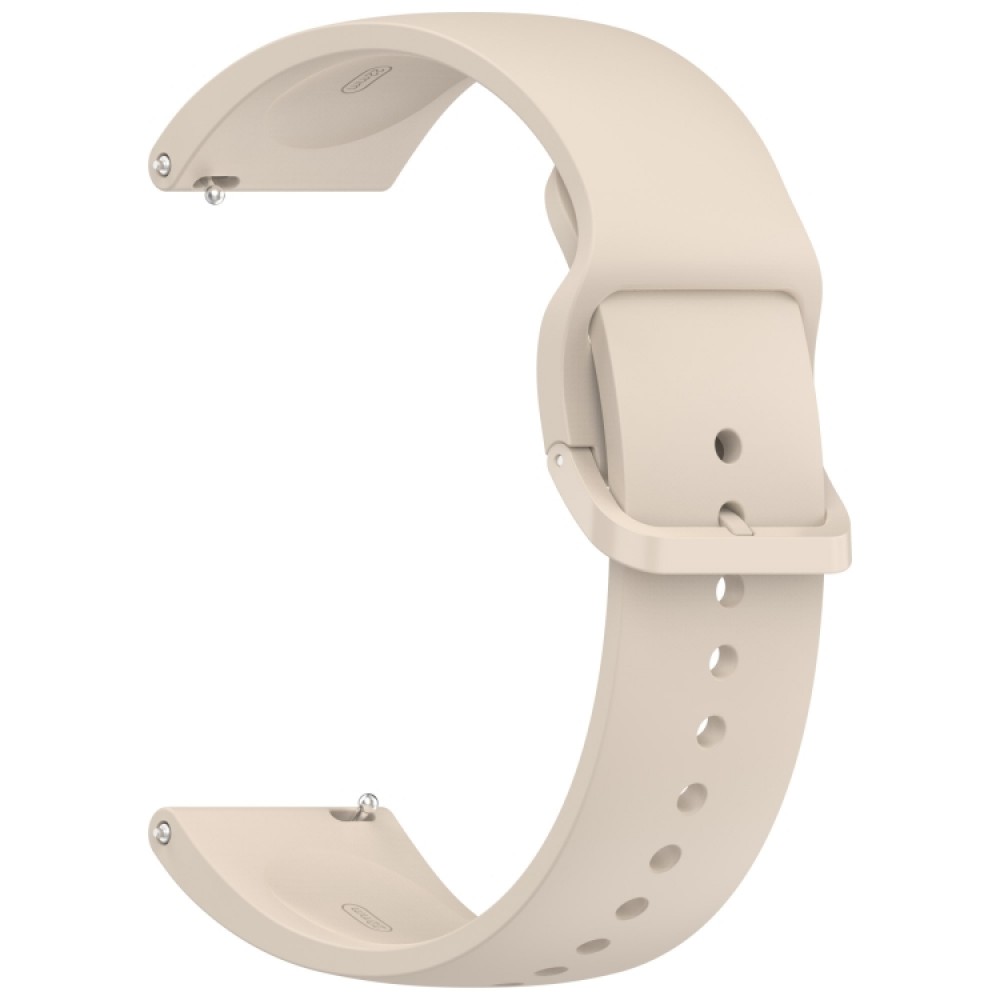 Λουράκι σιλικόνης λείο για το HUAWEI WATCH GT 3 46 mm Ivory White