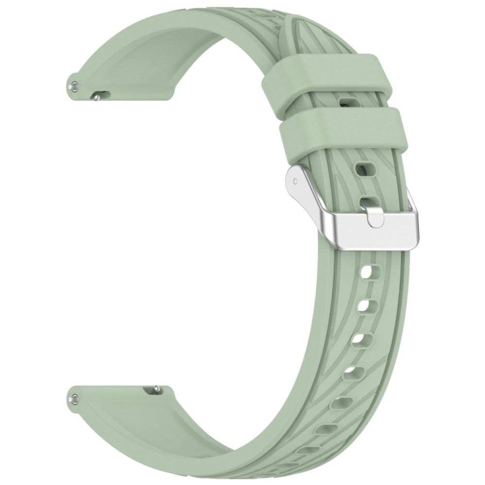 Λουράκι σιλικόνης Stripe Texture για το Amazfit GTR 2e 46mm/ GTR 46mm Light Green