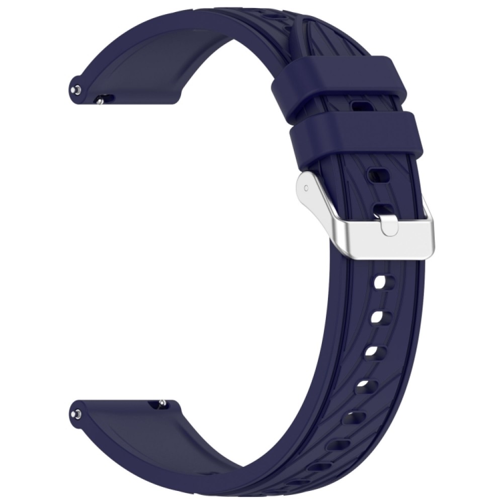 Λουράκι σιλικόνης Stripe Texture για το Amazfit GTR 2e 46mm/ GTR 46mm Midnight Blue