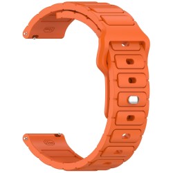 Λουράκι σιλικόνης I-shaped pattern για το Huawei Watch GT/GT 2 (46mm)/ GT 2e /GT Active/Honor Magic/Watch 2 Classic Orange