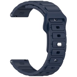 Λουράκι σιλικόνης I-shaped pattern για το Huawei Watch GT/GT 2 (46mm)/ GT 2e /GT Active/Honor Magic/Watch 2 Classic Midnight Blue