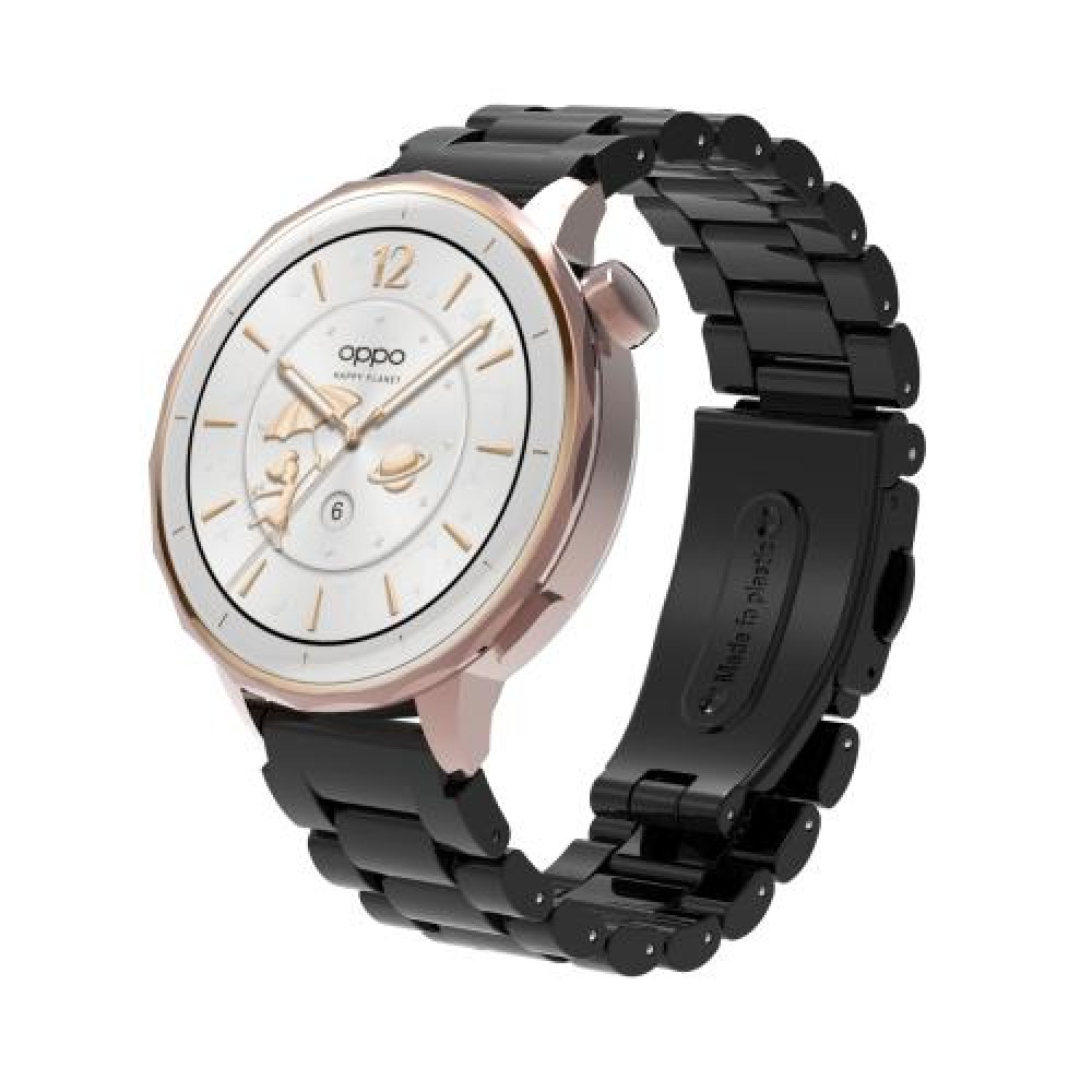 Λουράκι σιλικόνης Three Beads pattern για το Samsung Galaxy Watch 4 (40mm)/(44mm) / Samsung Galaxy Watch 4 classic (42mm) /(46mm) Black