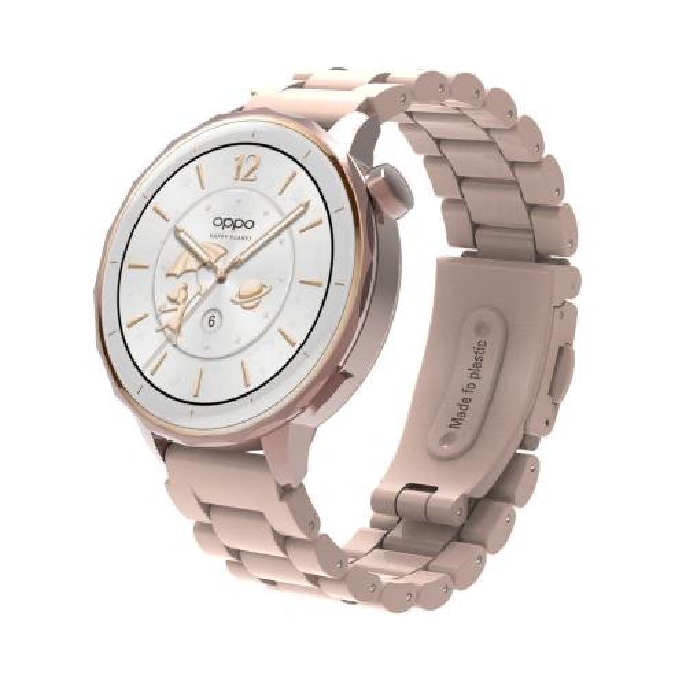 Λουράκι σιλικόνης Three Beads pattern για το Samsung Galaxy Watch 4 (40mm)/(44mm) / Samsung Galaxy Watch 4 classic (42mm) /(46mm) Sakura Pink
