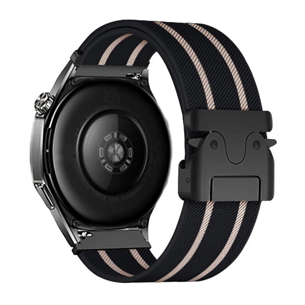 Nylon λουράκι με μεταλλικό κούμπωμα για το Garmin Venu 3 Black Starlight Nylon λουράκι με μεταλλικό κούμπωμα για το Garmin Venu 3 Black Starlight