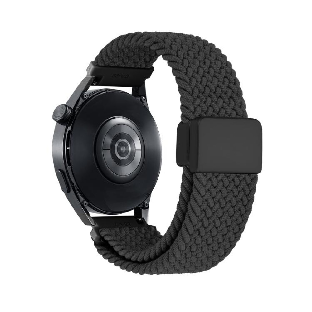 Nylon Braided λουράκι με μαγνητικό μαύρο κλείσιμο για το Garmin Venu 3 Black Nylon Braided λουράκι με μαγνητικό μαύρο κλείσιμο για το Garmin Venu 3 Black