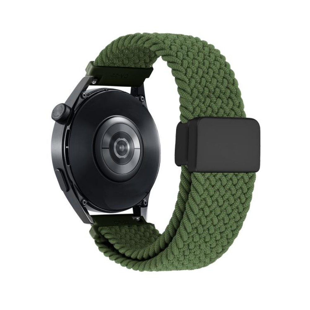 Nylon Braided λουράκι με μαγνητικό μαύρο κλείσιμο για το Garmin Venu 3 Green Nylon Braided λουράκι με μαγνητικό μαύρο κλείσιμο για το Garmin Venu 3 Green